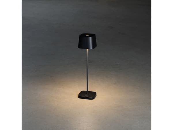 Konstsmide Capri Mini, Utendørs bordbelysning, Sort, Aluminium, IP54, Terrasse, III