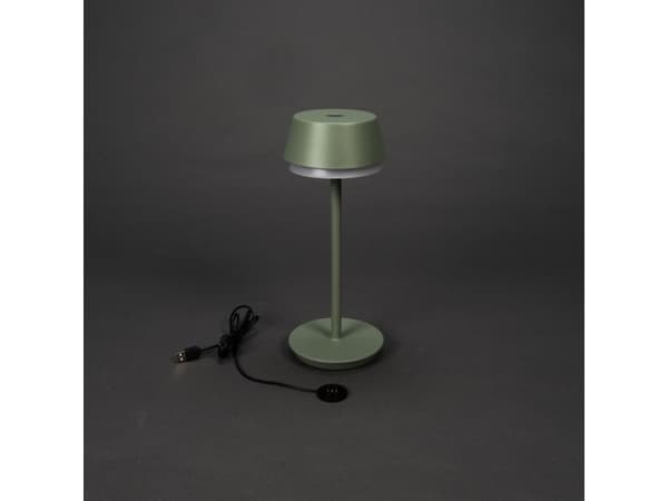 Konstsmide Lyon, Grön, Grå, Gjuten aluminium, Universal, IP54, III, 2,5 W