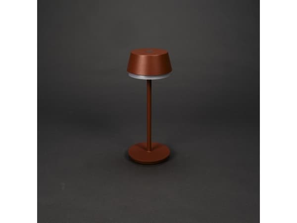 Konstsmide 7830-960 Lyon Paristopöytävalaisin 2,5 W Lämmin valkoinen, RGB Terracotta