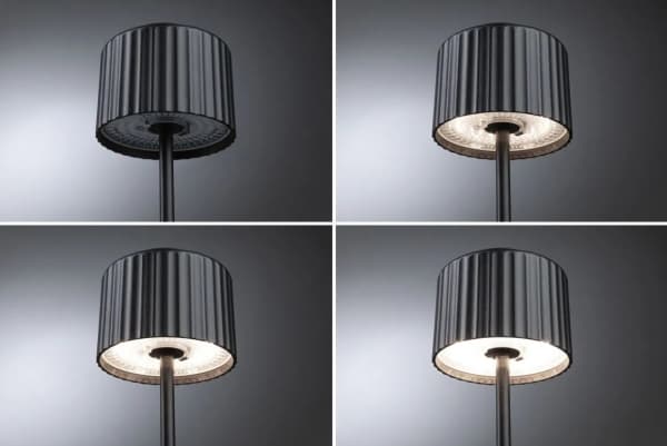 Paulmann 94878, Svart, Gjuten aluminium, IP44, III, 2,5 W, LED - SOLO