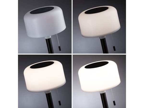 Paulmann Solar Bartja, Svart, Vit, Metall, Plast, Universal, IP44, III, Glödlampan/-lamporna kan inte bytas ut