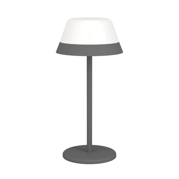 Eglo MEGGIANO BORDSLAMPA - GRÅ/VIT Grå, Vit