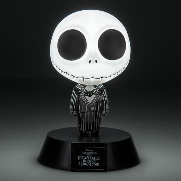 Paladone Nightmare Before Christmas - Jack Skellington Icon Light Svart, Vit