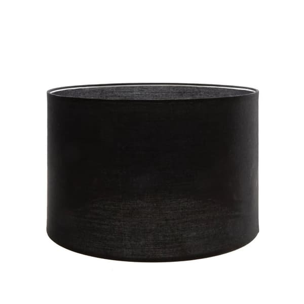 Teak Træ Bordlampe - Natur Sort