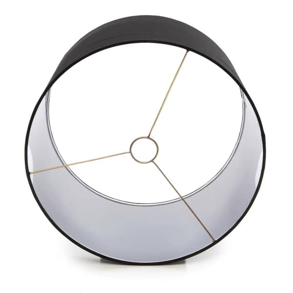 Teak Træ Bordlampe - Natur Sort