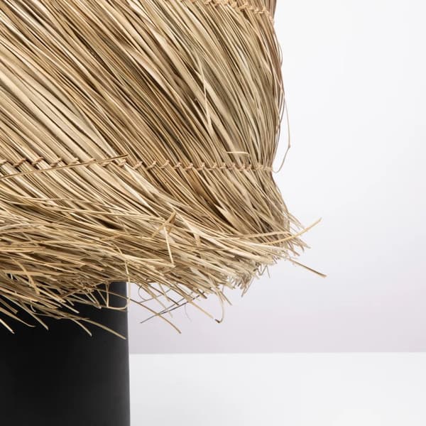 Pandan Bordslampa - Svart Naturlig