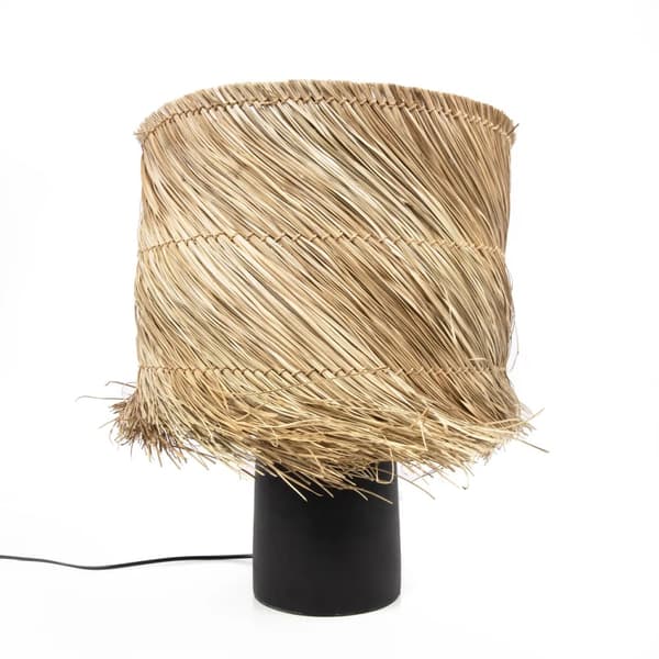 Pandan Bordslampa - Svart Naturlig