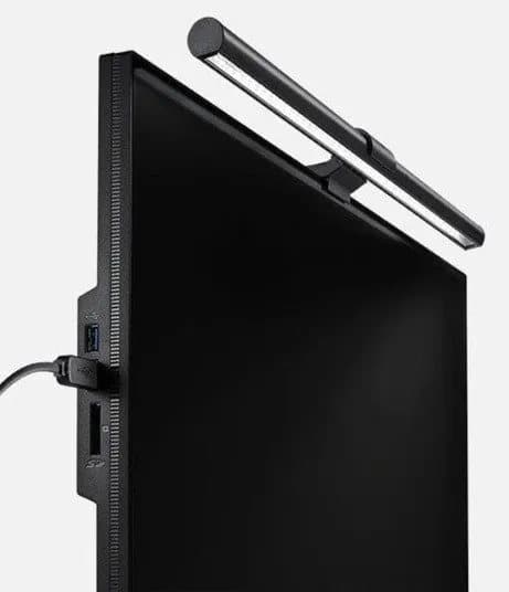 BenQ ScreenBar HALO-2 e-Reading Lamp | Wireless Controller | Grey