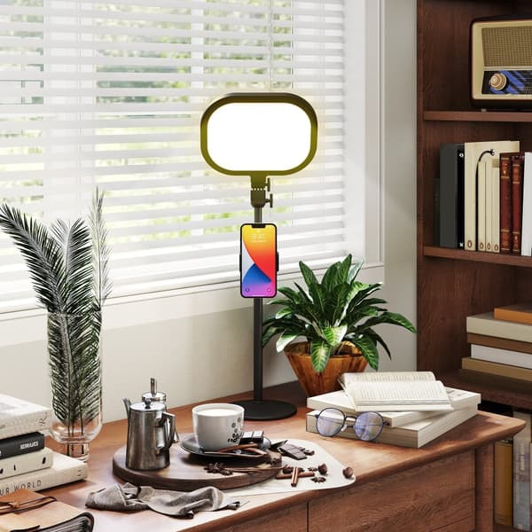 Bordslampa, 23x23x65 cm, Svart