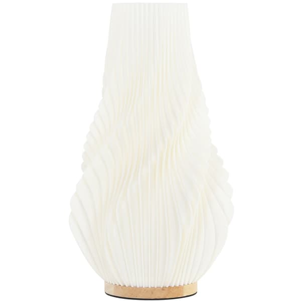 Bordslampa, 20x20x34.5 cm, Vit