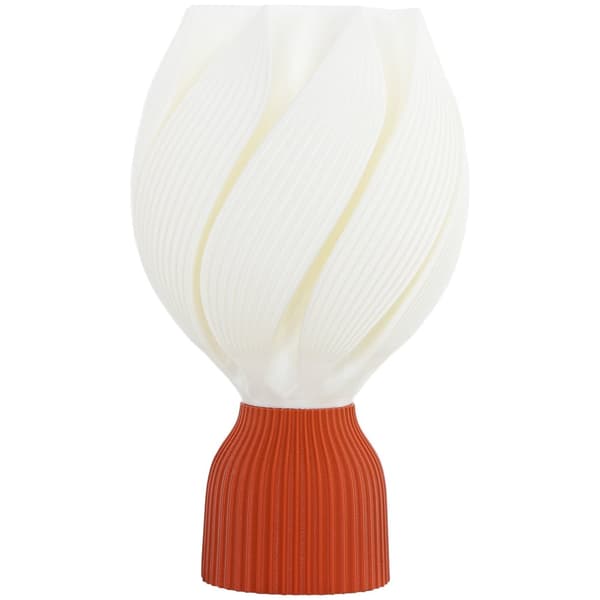 Bordslampa, LED, 16.5x16.5x28 cm, Vit