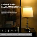 Miniatyrbillede 5 af 9: Bordlampe, LED, 23x23x45 cm, Sølv