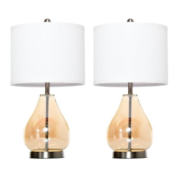 Bordslampa Set, B31-251, Ø30 x 56H cm, Amber