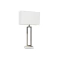 Miniatyrbild 1 av 6: Bordslampa Home ESPRIT Vit Silvrig 50 W 220 V