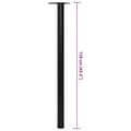 Miniatyrbilde 7 av 7: vidaXL 4 Height justerbare Bordben Sort 1100 mm