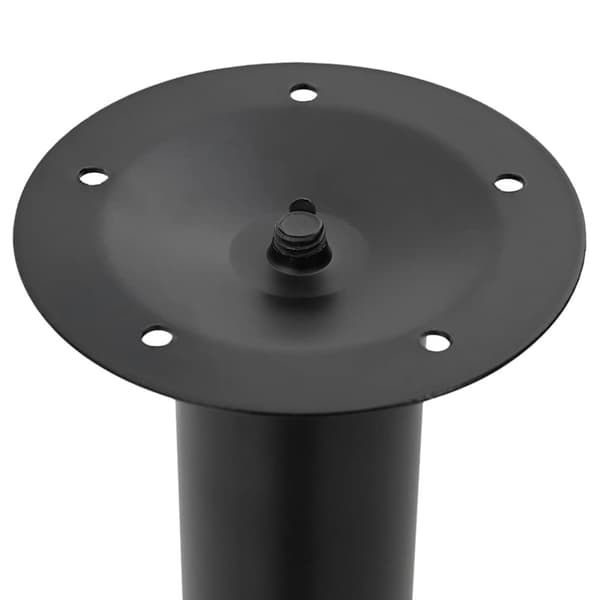 vidaXL Justerbara bordsben 2 st 710 mm-1100 mm svart