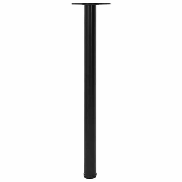 vidaXL Höjdjusterbara bordsben 4 st 870 mm svart
