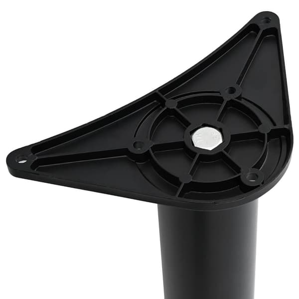 vidaXL Höjdjusterbara bordsben 4 st 870 mm svart