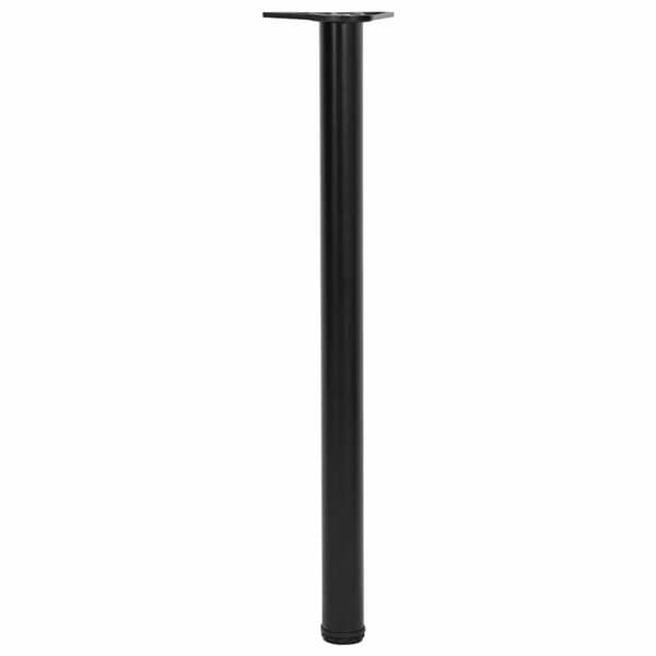 vidaXL 4 Korkeussäädettävää Pöydän Jalkaa Musta 870 mm