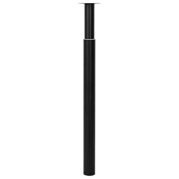 vidaXL 2 Teleskooppista Pöydän Jalkaa Musta 710 mm-1100 mm