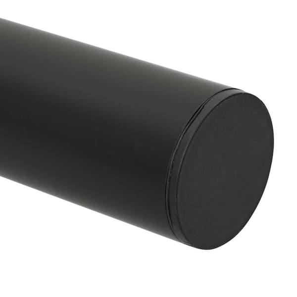 vidaXL 2 Teleskooppista Pöydän Jalkaa Musta 710 mm-1100 mm