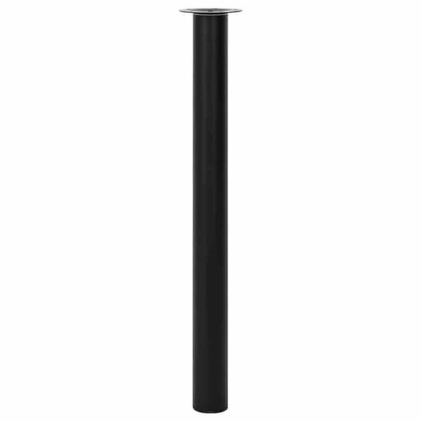 vidaXL 2 Teleskooppista Pöydän Jalkaa Musta 710 mm-1100 mm
