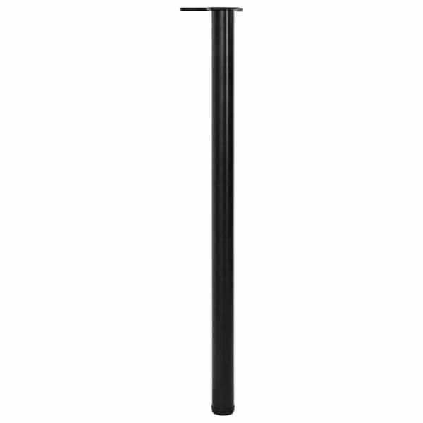 vidaXL 4 bordben, justerbar højde, sorte, 1100 mm