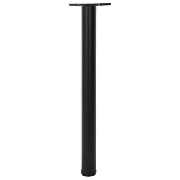 vidaXL 4 Korkeussäädettävää Pöydän Jalkaa Musta 710 mm