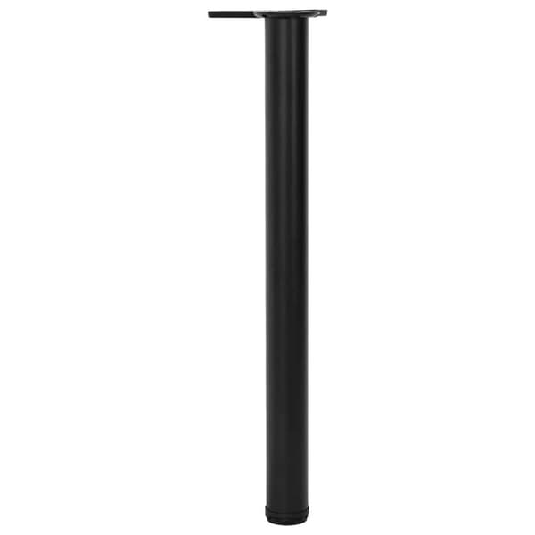 vidaXL 4 Korkeussäädettävää Pöydän Jalkaa Musta 710 mm
