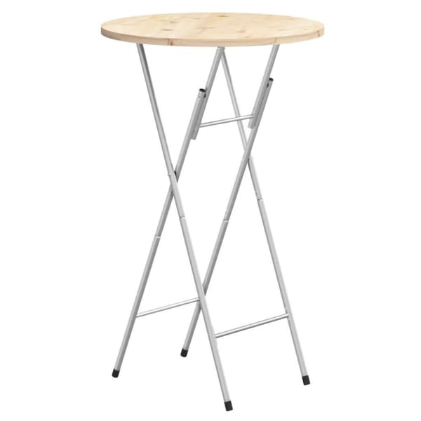 vidaXL Sammenleggbare barbordben sølv 45x53x108 cm galvanisert stål