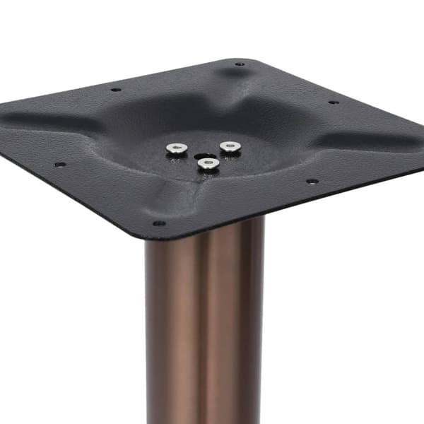 vidaXL Bordben til bistrobord gull Ø45x107 cm rustfritt stål