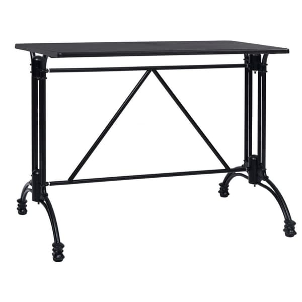 vidaXL Bistropöydän jalka musta 93x60x72 cm valualumiini