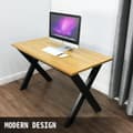Miniatyrbild 7 av 11: 2st 400x395mm 1000kg lastbärande X-formad bordsben i metall med förborrade hål, lätt att montera, modern design, bred applikation