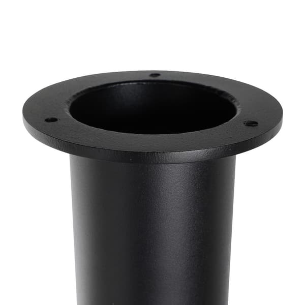 Svart Bordsben Runt - 80 x 720 mm