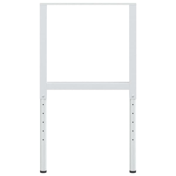 stel til arbejdsbænk 2 stk. 55x(69-95,5) cm metal grå