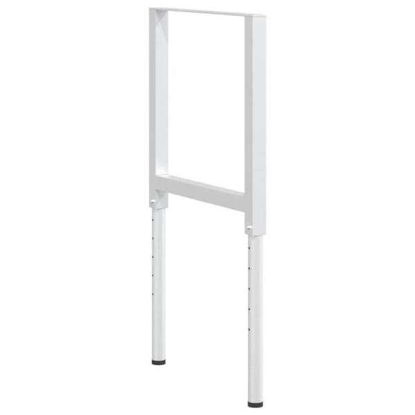 stel til arbejdsbænk 2 stk. 55x(69-95,5) cm metal grå