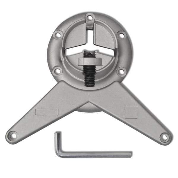 Höjdjusterbara bordsben 4 st borstad nickel 1100 mm