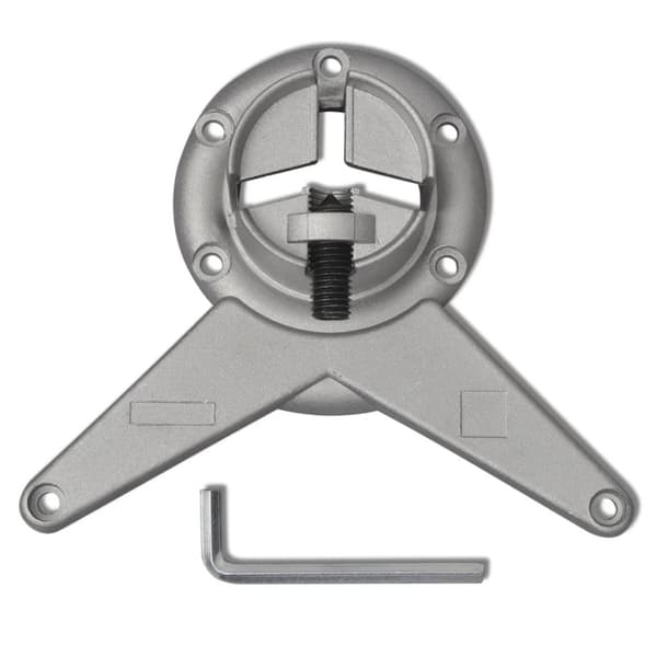 4 Höjdjusterbara bordsben i krom 870 mm