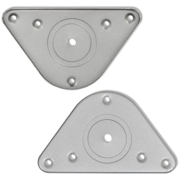 4 Höjdjusterbara bordsben i krom 710 mm