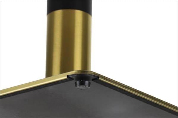 Pöytäjalusta - ruostumaton teräs SH-3002-5/GB kulta/musta