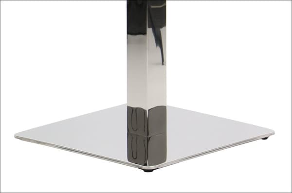 Bordsunderrede - polerat rostfritt stål SH-3002-1/60/P - 40x40 cm