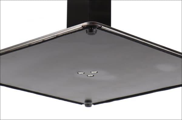 Bordsunderrede - polerat rostfritt stål SH-3002-1/60/P - 40x40 cm