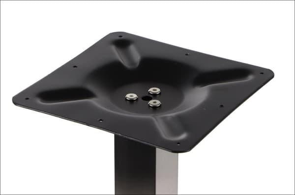 Bordsunderrede - polerat rostfritt stål SH-3002-1/60/P - 40x40 cm