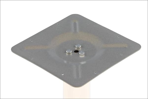 Bordsfot - metall NY-B006/57/72 vit