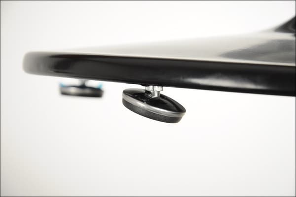 Bordsfot - metall NY-B006/110 - &#8709 46 cm, svart
