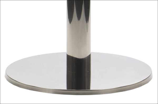 Pöytäjalusta - kiillotettu ruostumaton teräs SH-2001-1/P - &#8709 45 cm