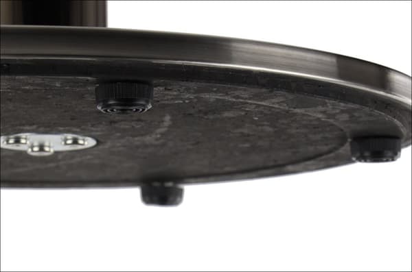 Pöytäjalusta - kiillotettu ruostumaton teräs SH-2001-1/P - &#8709 45 cm
