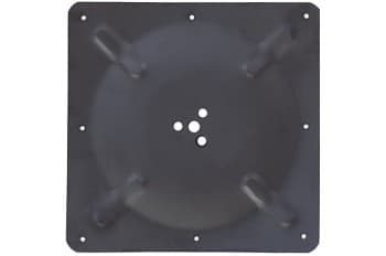 Pöytäjalusta - kiillotettu ruostumaton teräs SH-2001-1/P - &#8709 45 cm