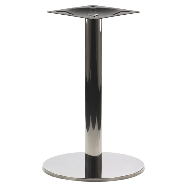 Pöytäjalusta - kiillotettu ruostumaton teräs SH-2001-1/P - &#8709 45 cm