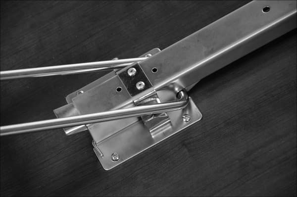 Taitettavat jalat pöytiin ja pöytiin SC-921 - 48 cm, alumiinia